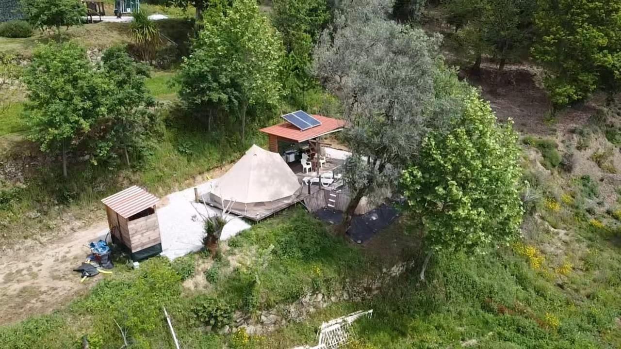 Bell-Tenten Quinta Pomar Do Pontido Кабесейрас де Басто Екстериор снимка